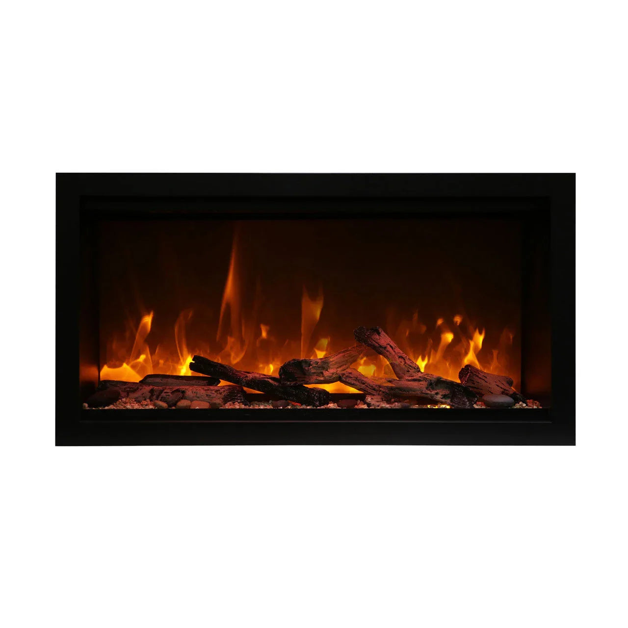 Amantii Symmetry SYM-60-XT Built in Smart Extra Tall Outdoor Electric Fireplace