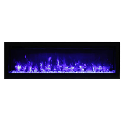 Amantii 88 Inch Symmetry 3.0 Built-in Modern Linear Outdoor Electric Fireplace