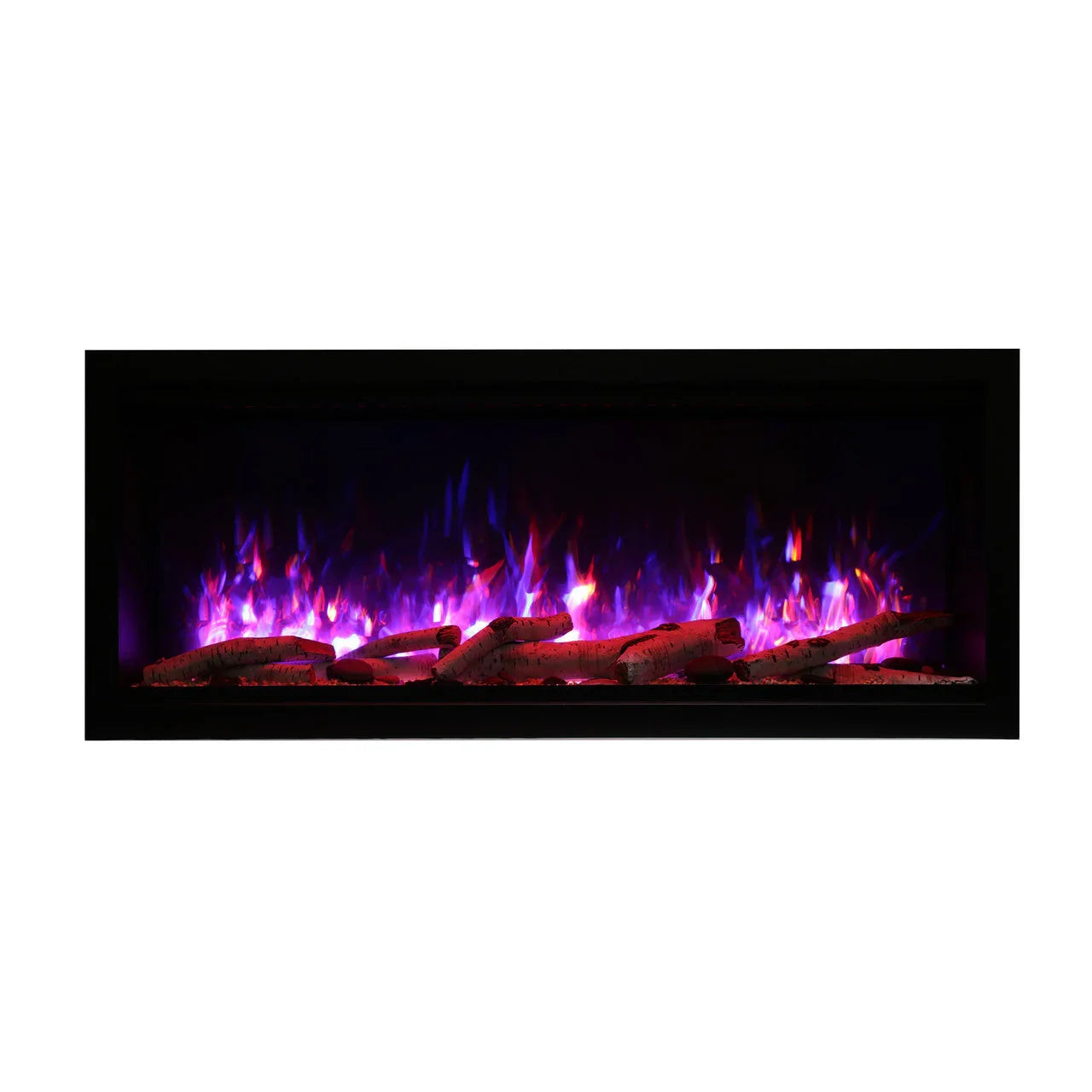 Amantii Symmetry SYM-88-XT Built in Smart Extra Tall Outdoor Electric Fireplace