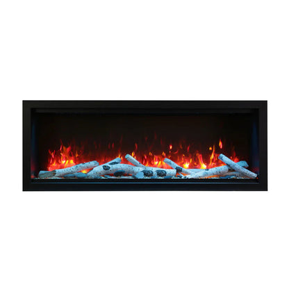 Amantii Symmetry SYM-42-XT Built in Smart Extra Tall Outdoor Electric Fireplace