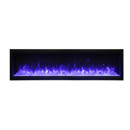 Amantii Symmetry SYM-42-XT Built in Smart Extra Tall Outdoor Electric Fireplace
