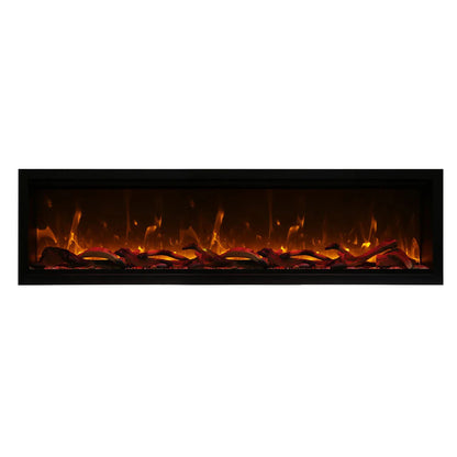 Amantii Symmetry SYM-42-XT Built in Smart Extra Tall Outdoor Electric Fireplace