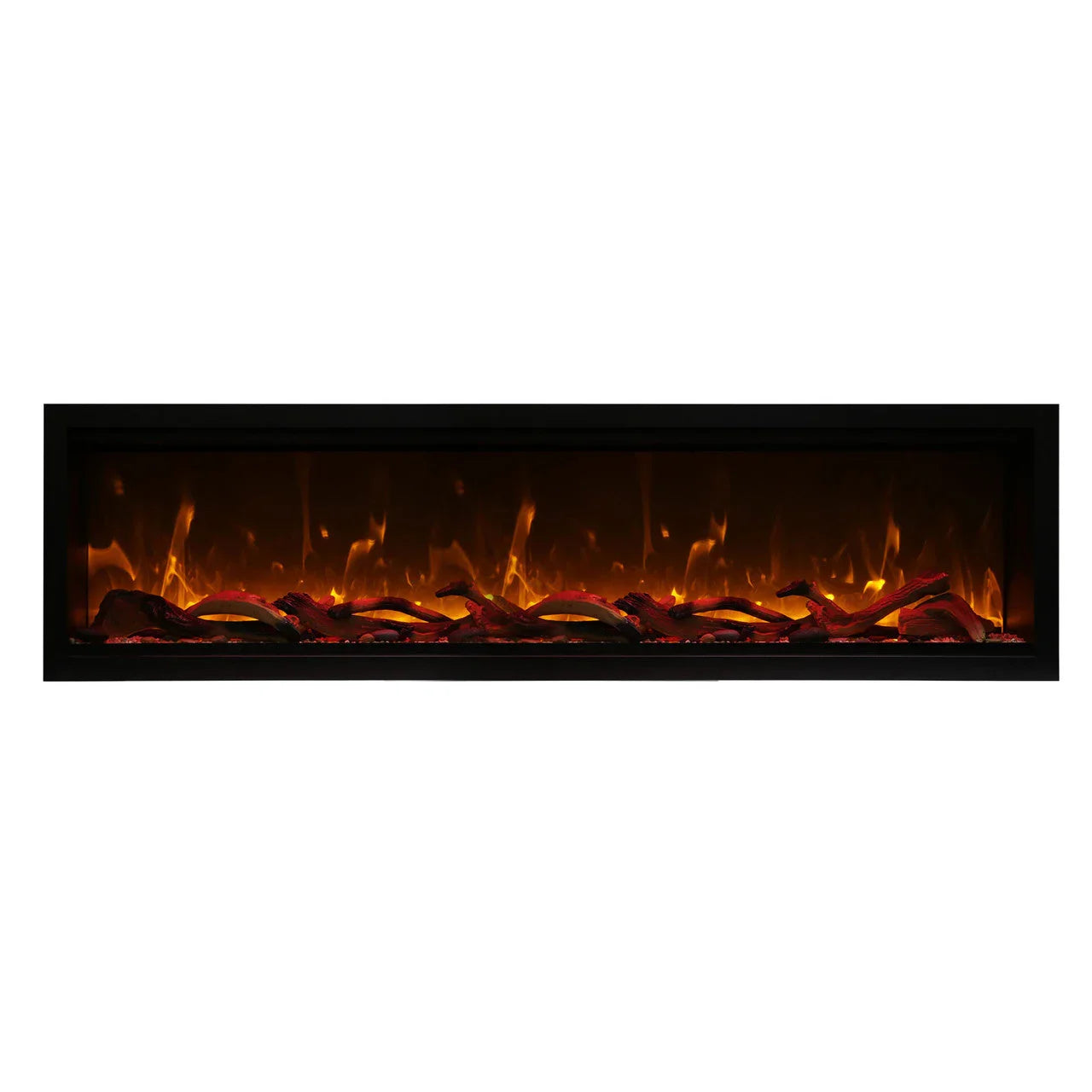 Amantii Symmetry SYM-100-XT Built in Smart Extra Tall Outdoor Electric Fireplace