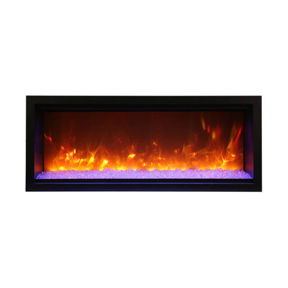 Amantii Symmetry SYM-42-XT Built in Smart Extra Tall Outdoor Electric Fireplace