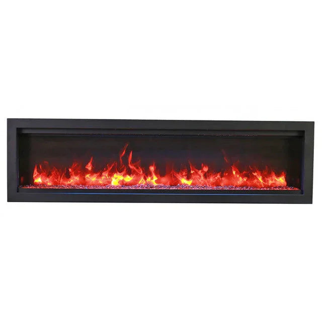 Amantii Symmetry Bespoke 60 Inch  Indoor or Outdoor Built-In Electric Fireplace