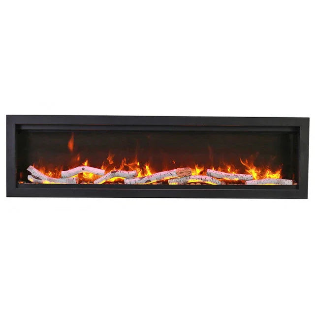 Amantii Symmetry Bespoke 50 Inch Indoor or Outdoor Built-In Electric Fireplace