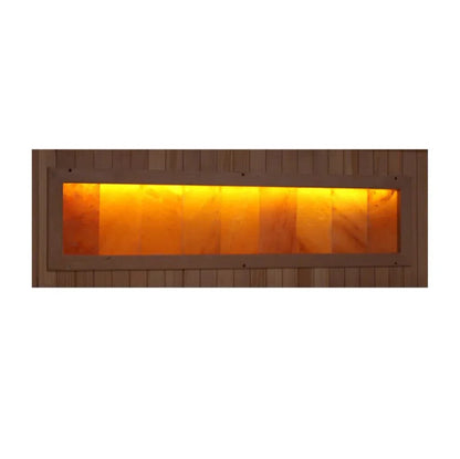 Golden Designs Full Spectrum Infrared Sauna with Himalayan Salt Bar | GDI-8260-01 | 6 Persons