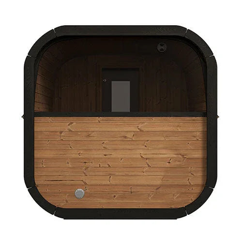 SaunaLife Model CL12GCP Cube-Series Outdoor Home Sauna Suite Kit | 8 Persons