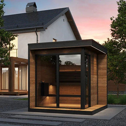 SaunaLife Model GL6 Outdoor Sauna Kit | 6 Persons
