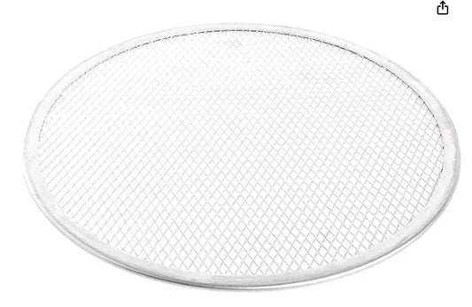 WPPO Aluminum Seamless Pizza Screens – 12 inch & 14 inch Sizes – Durable, Lightweight, Even Heat Circulation