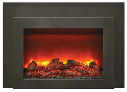 Sierra Flame 34 Inch Flush Mount Electric Fireplace Insert