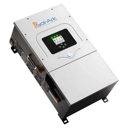 Sol-Ark 12K-2P (120/240/208V) 48V [All-In-One] Pre-Wired Hybrid Solar Inverter | 10-Year Warranty