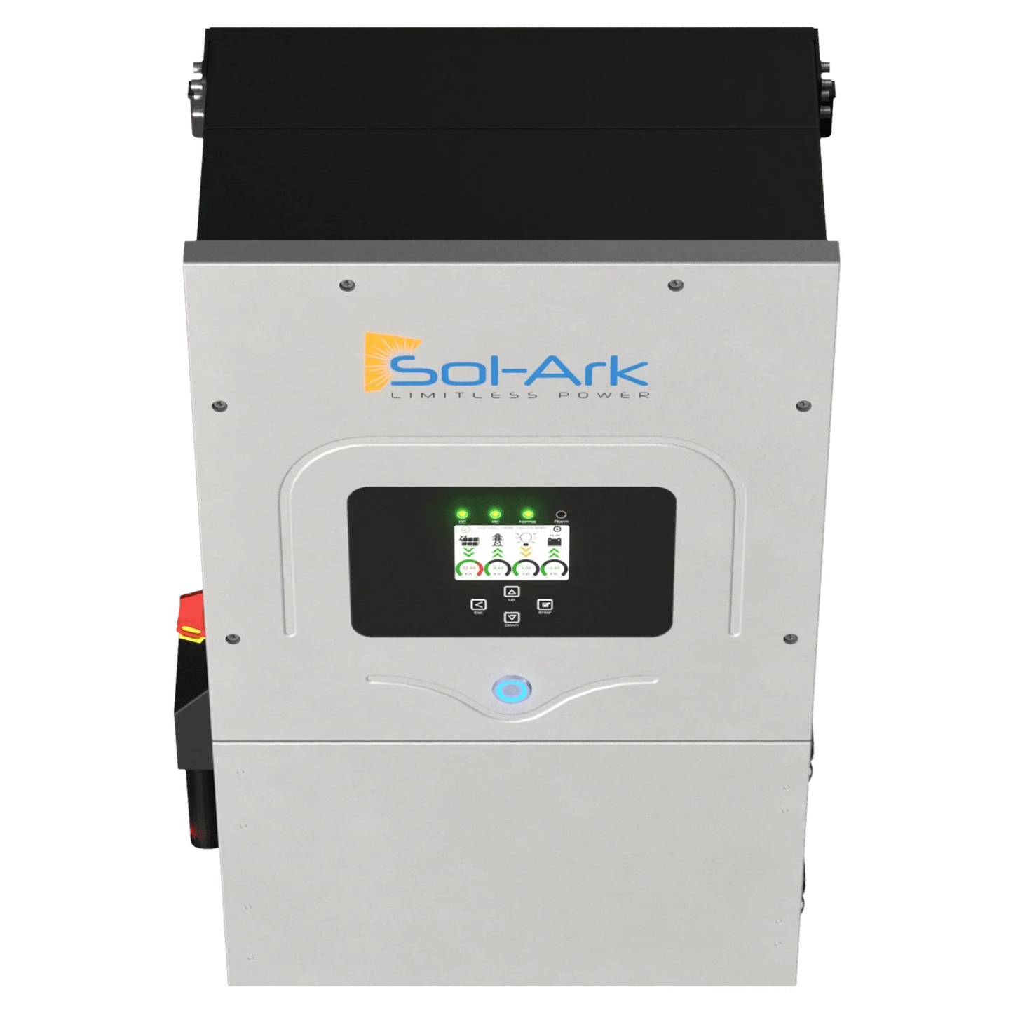 Sol-Ark 12K-2P (120/240/208V) 48V [All-In-One] Pre-Wired Hybrid Solar Inverter | 10-Year Warranty