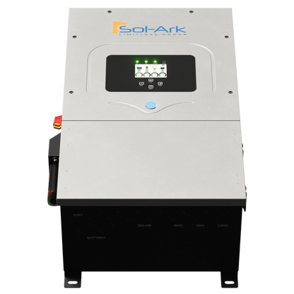 Sol-Ark 12K-2P (120/240/208V) 48V [All-In-One] Pre-Wired Hybrid Solar Inverter | 10-Year Warranty