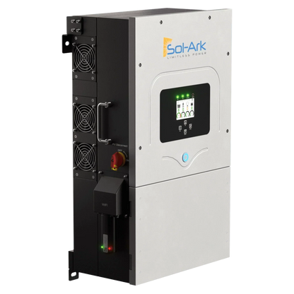 Sol-Ark 12K-2P (120/240/208V) 48V [All-In-One] Pre-Wired Hybrid Solar Inverter | 10-Year Warranty