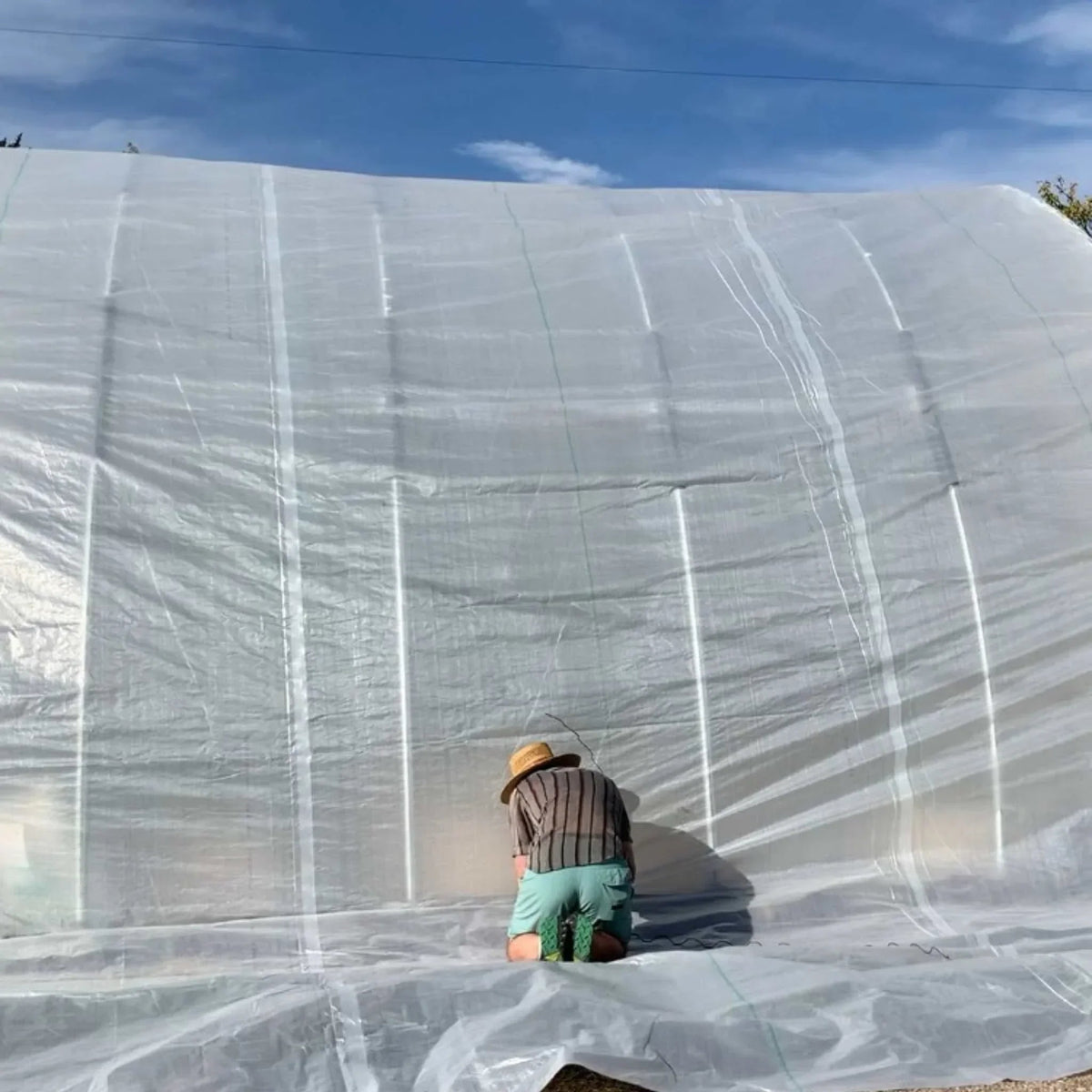 Bootstrap Farmer Greenhouse Woven Plastic 11 mil- Solarig 182
