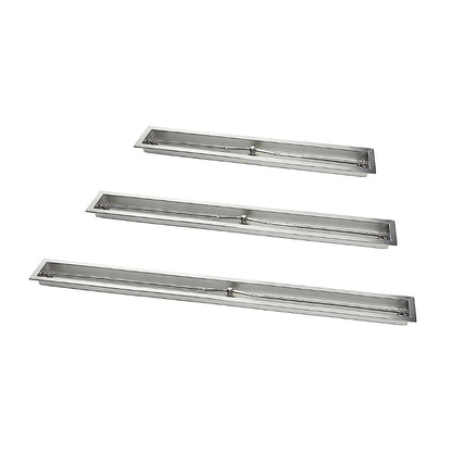 Hearth Products Controls 72" Stainless Steel Trough Burner with pan