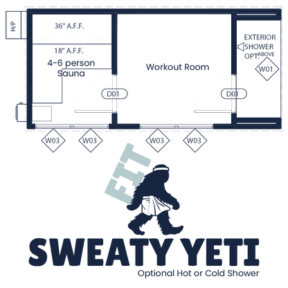 Sweaty Yeti Sauna Fit