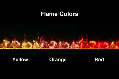 Amantii Traditional Lumina 44-Inch Built-In Indoor/Outdoor Smart Electric Firebox Insert