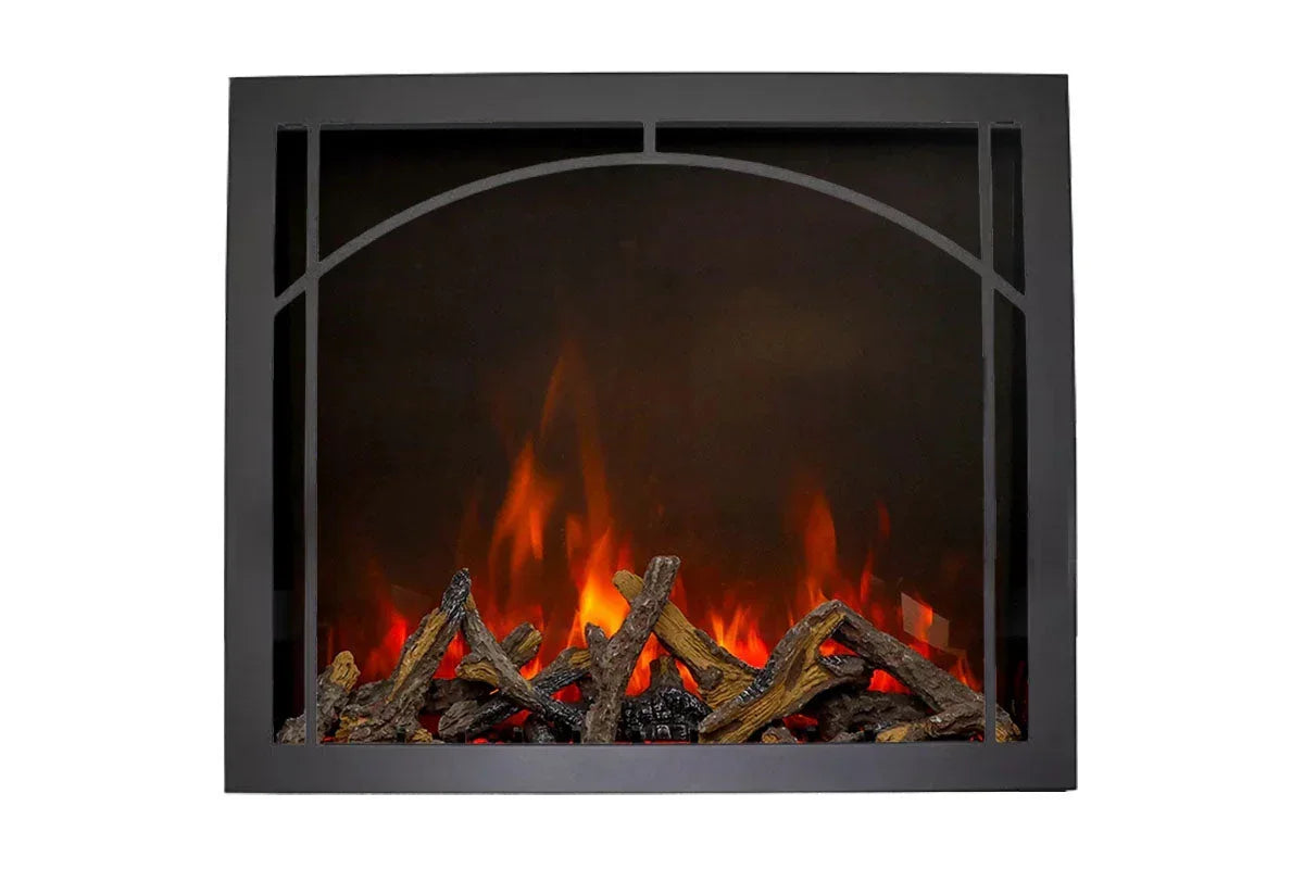 Amantii Traditional Lumina 48-Inch Built-In Indoor/Outdoor Smart Electric Firebox Insert