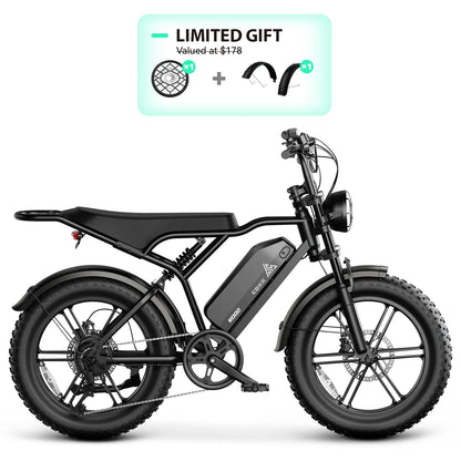 TST R002 20'' 1500W Full Suspension Moped-style Electric Bike