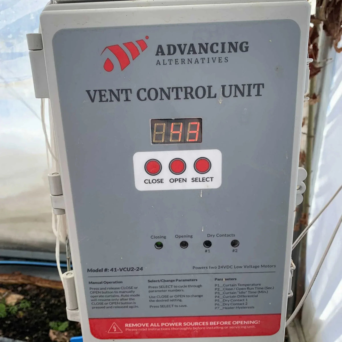 Bootstrap Farmer Automated Roll-Up Sides Motor