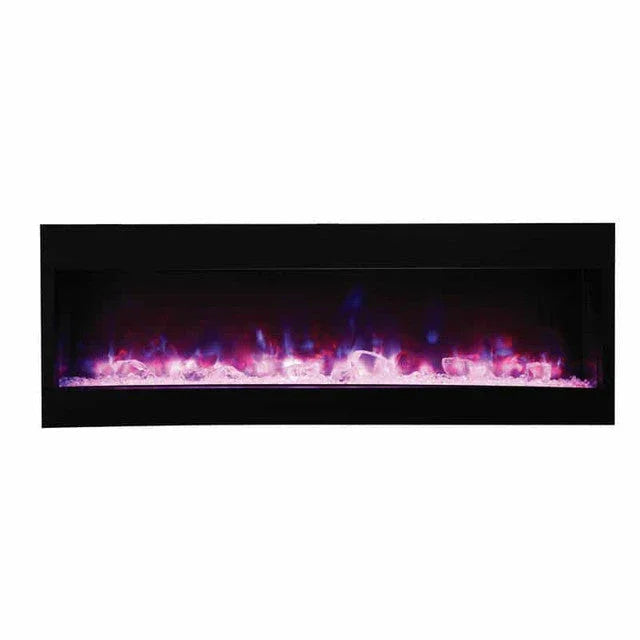 Amantii 60 Inch Tru-View XL Deep Built-In Indoor Outdoor 3 Three Sided Electric Fireplace