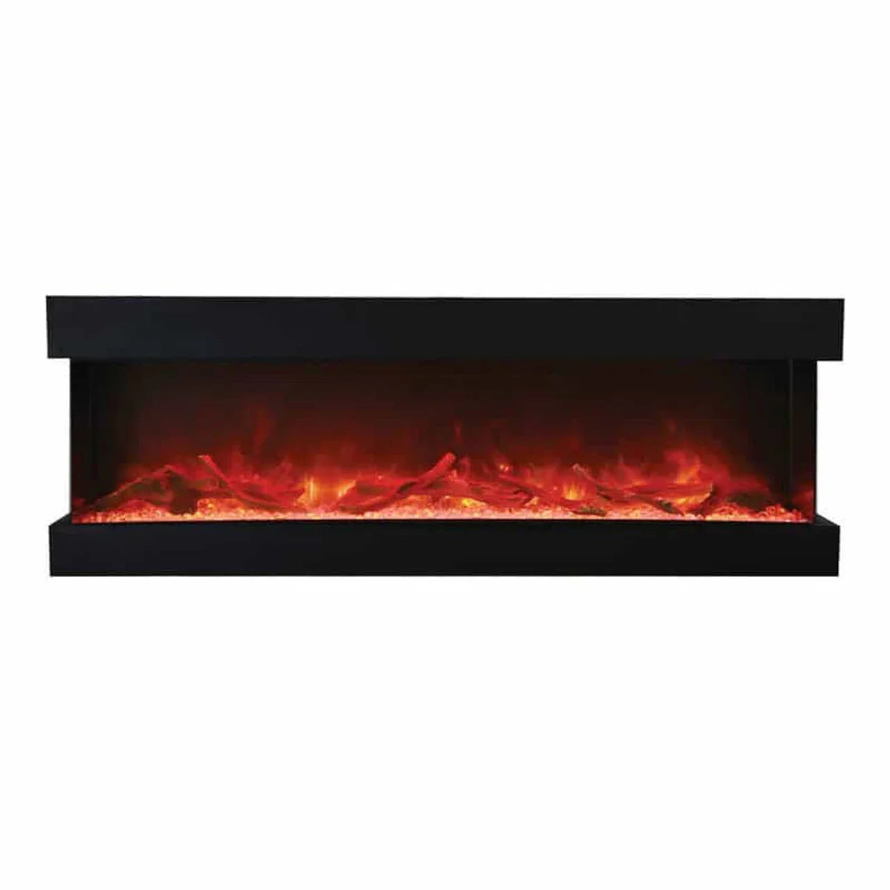 Amantii 50 Inch Tru-View XL Deep Built-In Indoor Outdoor 3 Three Sided Electric Fireplace