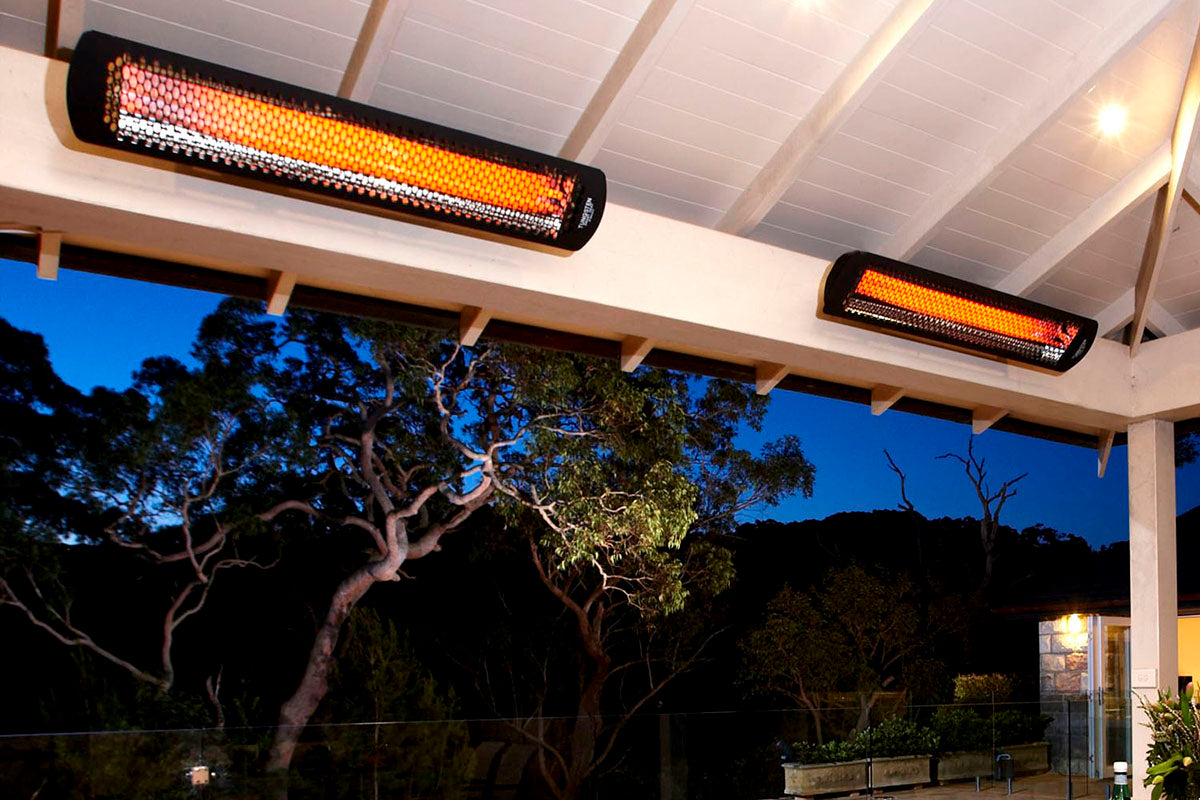Bromic Heaters Tungsten Smart-Heat 3000 Watt Radiant Infrared Outdoor Electric Heater | Black | 240V