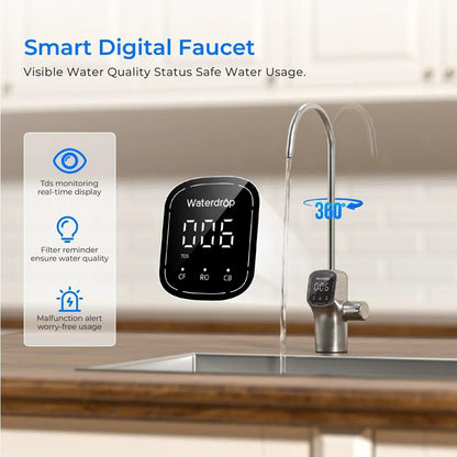 Waterdrop G3P800 Tankless RO System with UV Sterilizing Light