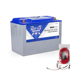 Battle Born 100Ah 12V GC2 LiFePO4 Heated Battery Kit