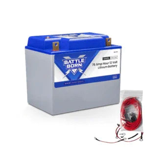 Battle Born 75Ah 12V Group 24 LiFePO4 Deep Cycle Battery