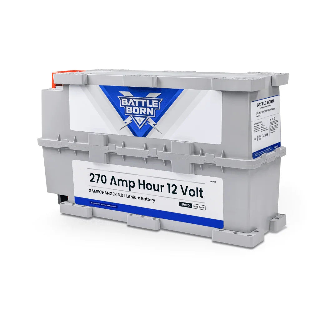 Battle Born 270Ah 12V LiFePO4 Deep Cycle GC3 Battery