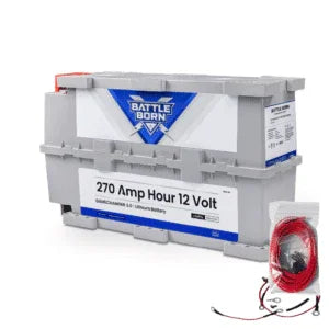 Battle Born 270Ah 12V LiFePO4 Deep Cycle GC3 Battery