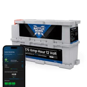 Battle Born 100Ah 12V GC2 Smart LiFePO4 Deep Cycle Battery