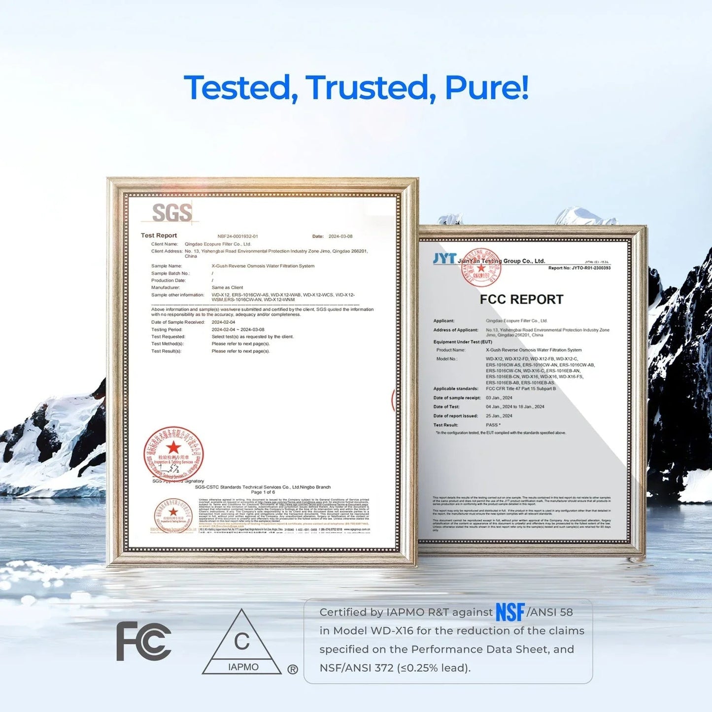 F3 Filter for Waterdrop X12 Reverse Osmosis System | 1200 GPD