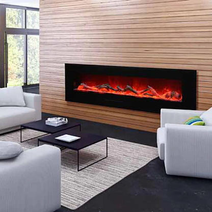 Amantii WM-FM Series Built-in or Wall Mount 34 Inch Electric Fireplace