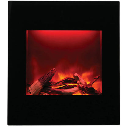 Amantii 24 inch WM-BI-2428-VLR-BG Zero Clearance Built-in Smart Corner Electric Fireplace