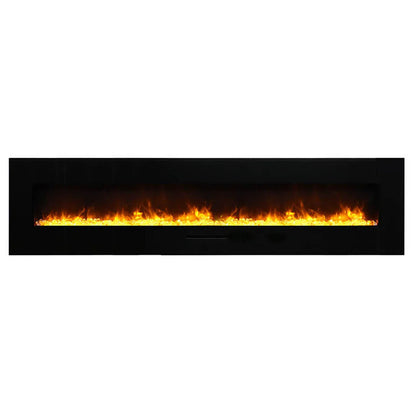 Amantii WM-FM Series Built-in or Wall Mount 72 Inch Electric Fireplace