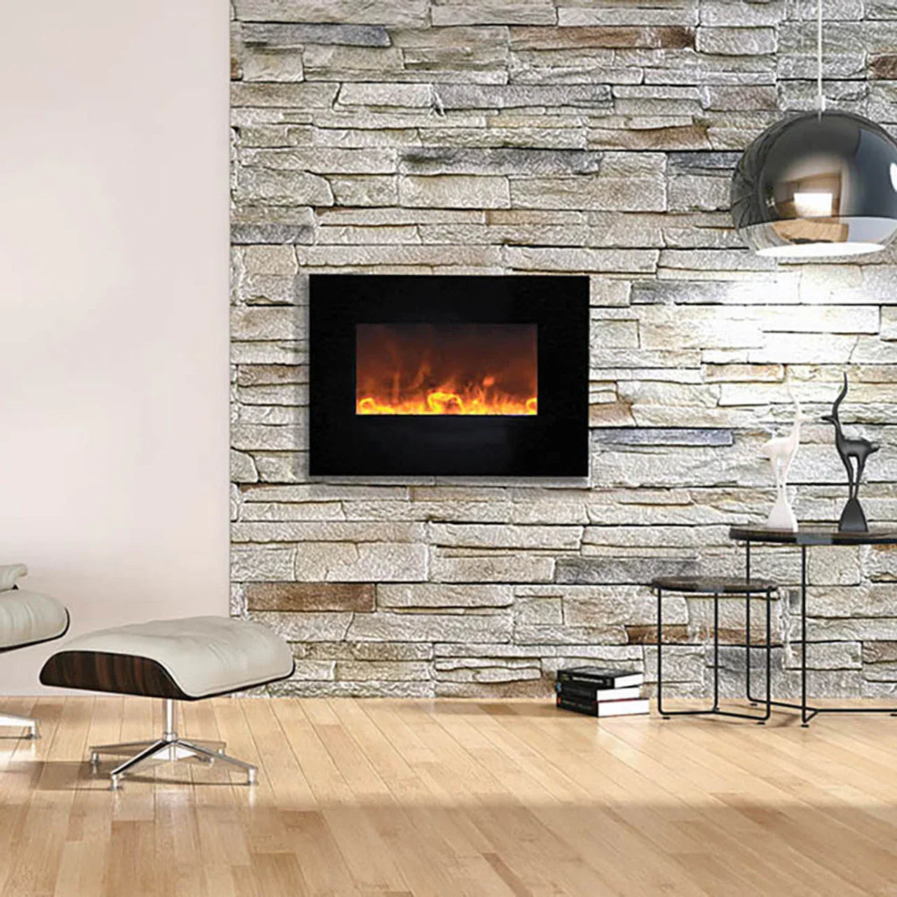 Amantii WM-FM Series Built-in or Wall Mount 60 Inch Electric Fireplace
