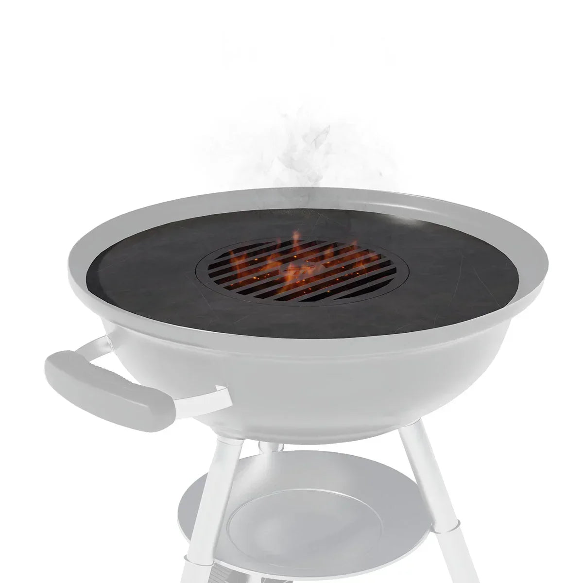 Arteflame Two-Piece Flat-Top Insert — Fits Weber Kettle Charcoal Grills (Griddle Ring + Center Grill Grate)