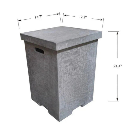 Elementi Square Removable Propane Tank Cover 17" x 17" - ONB01-105