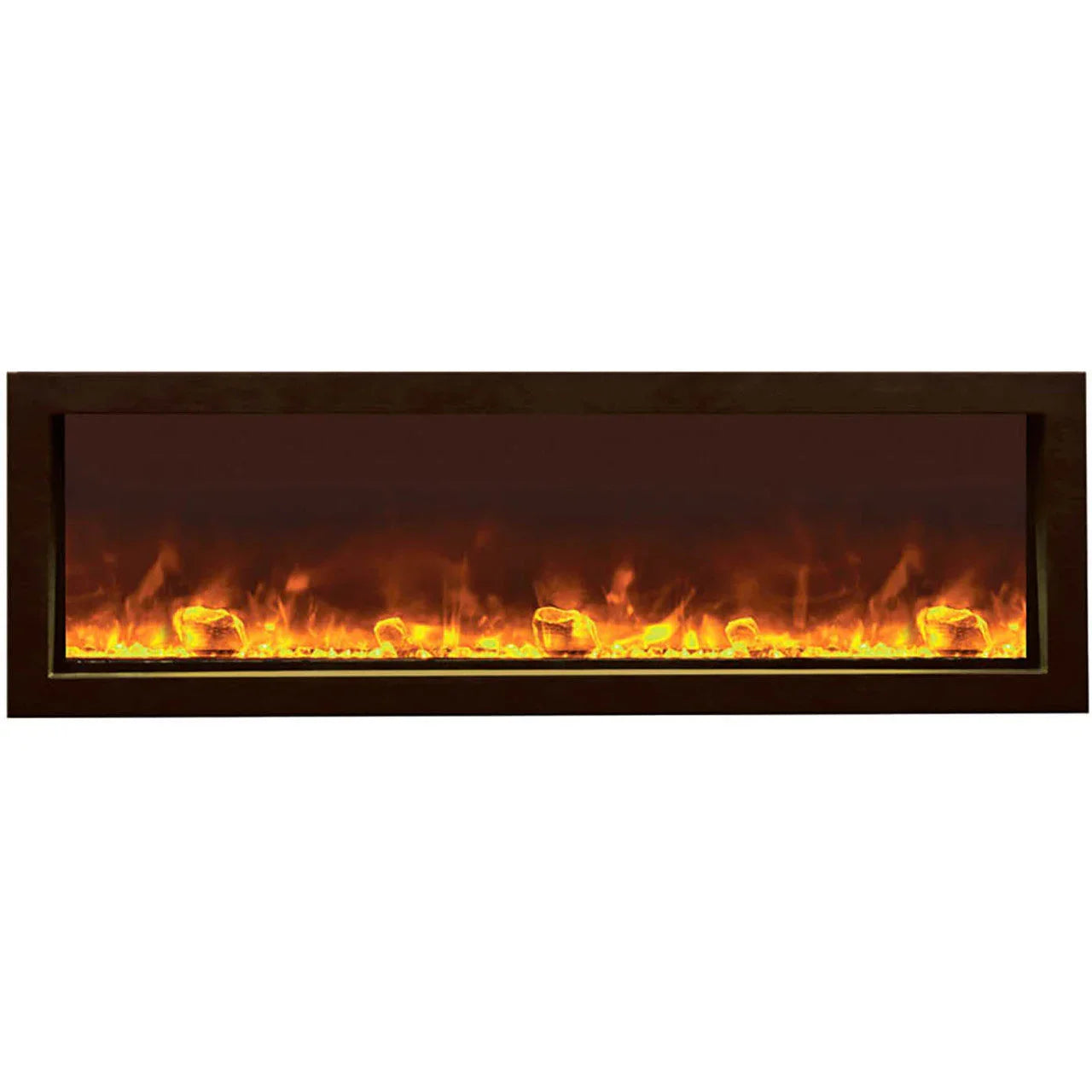 Amantii 40 Inch Panorama Slim BI-40-SLIM-OD Linear Indoor or Outdoor Electric Fireplace