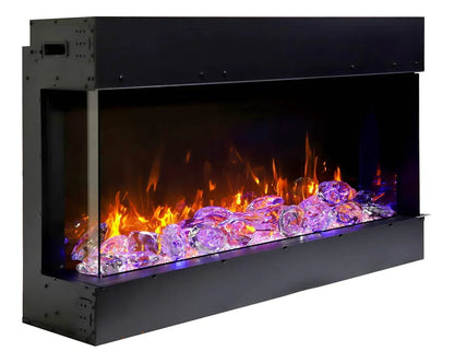 Amantii 72" True View Slim Smart Electric Fireplace 72-TRV-SLIM-LUMINA