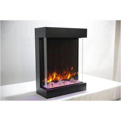 Amantii Cube 2025WM Lumina Freestand Electric Fireplace | CUBE-2025WM