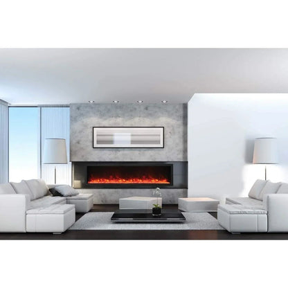 Amantii Panorama BI Deep XT 88" Smart Built-in Electric Fireplace | BI-88-DEEP-XT