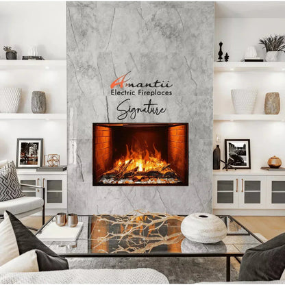 Amantii Signature 38" Built-in Electric Fireplace | BI-TRD-38-SIG