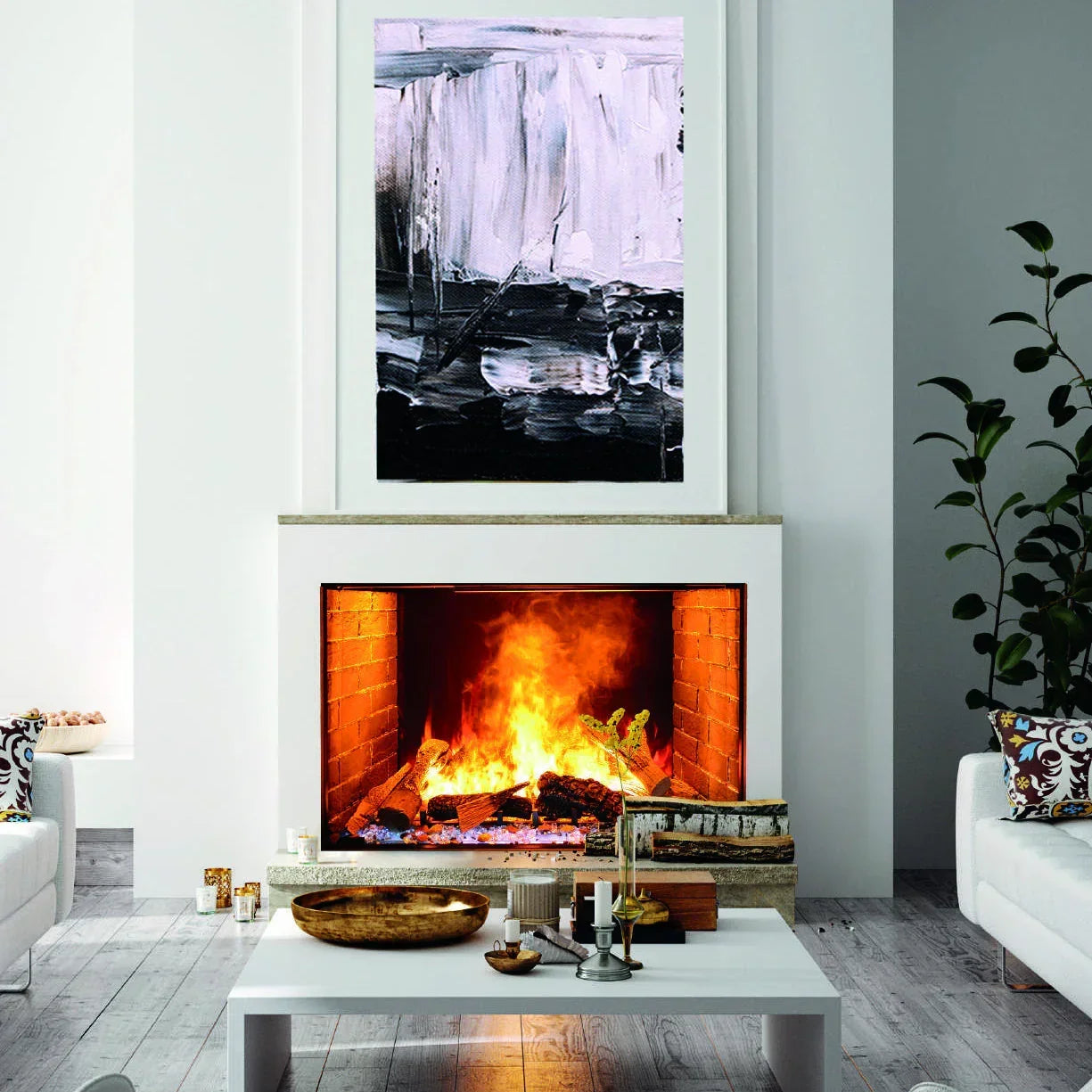 Amantii Signature 38" Built-in Electric Fireplace | BI-TRD-38-SIG