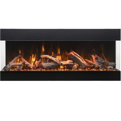 Amantii Tru View Bespoke 75" 3-Sided Built-in Electric Fireplace | TRV-75 BESPOKE