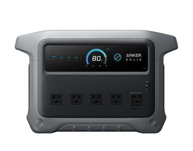Anker SOLIX C1000 Gen2 Portable Solar Generator with Anker 200W Portable Solar Panel